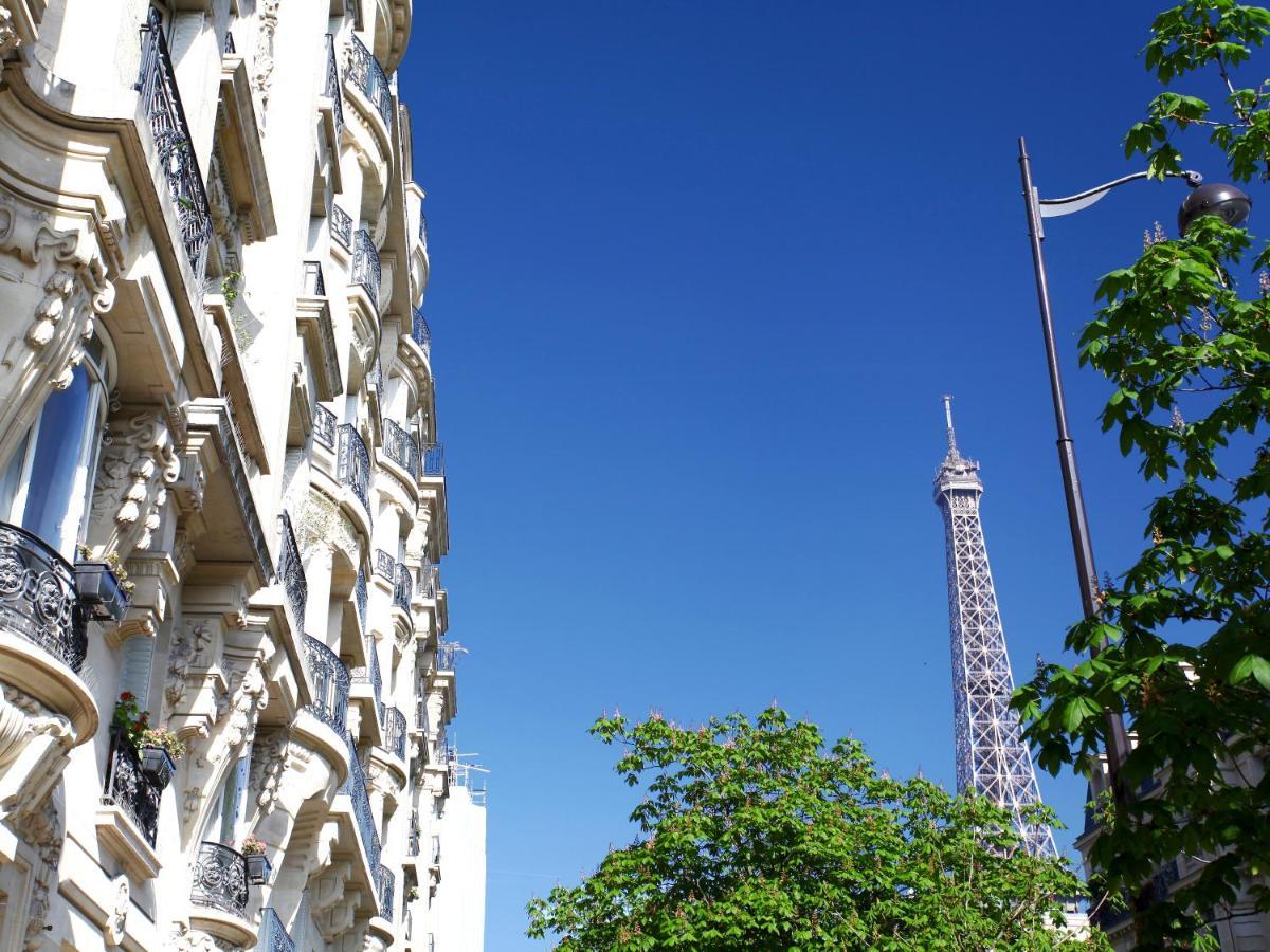 Outstanding 2 Bedrooms With A Terrific Eiffel Tower View Parijs Buitenkant foto