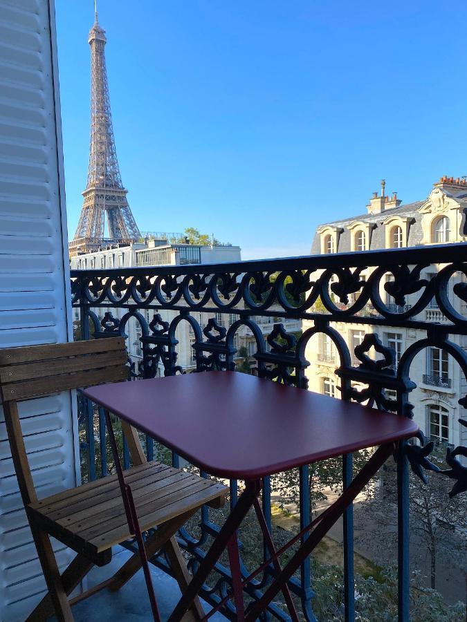 Outstanding 2 Bedrooms With A Terrific Eiffel Tower View Parijs Buitenkant foto